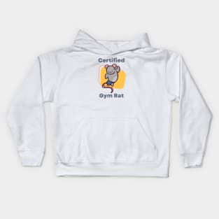 Certified Gym Rat Kids Hoodie